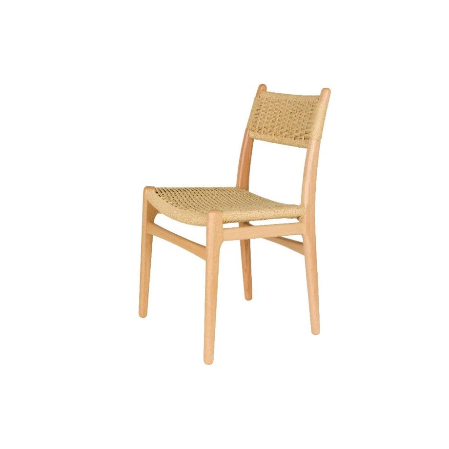 Dutchbone Cecille eetkamerstoel - naturel