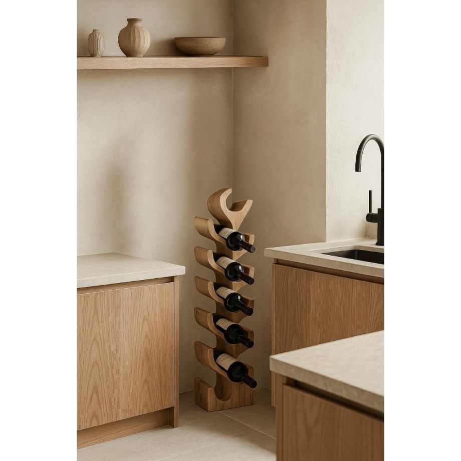 Livingfurn Suar wijnrek - naturel