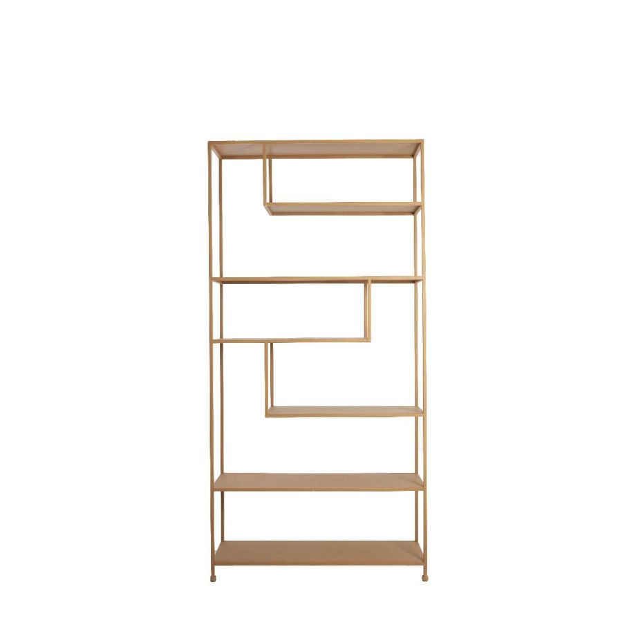 Light & Living Ylaya stellingkast 100x35x203 cm - beige