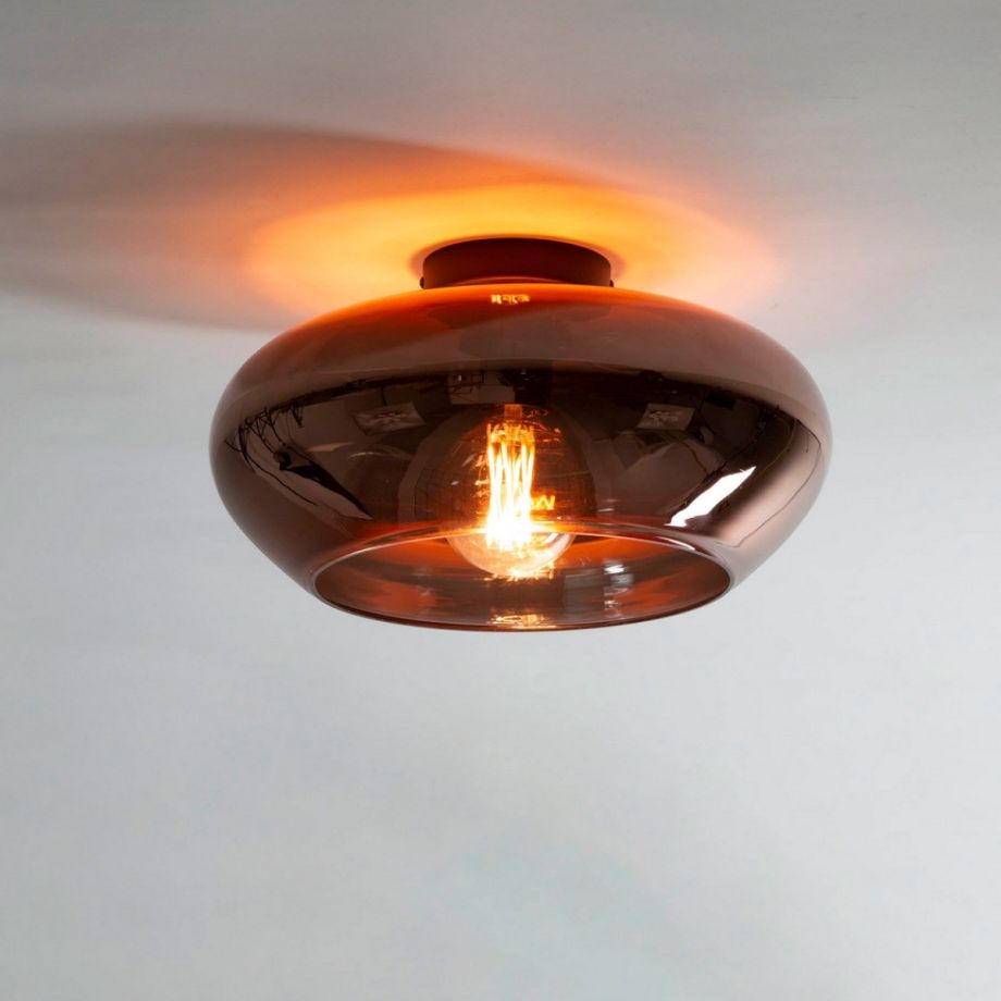 Fraaai Skyla plafondlamp glas