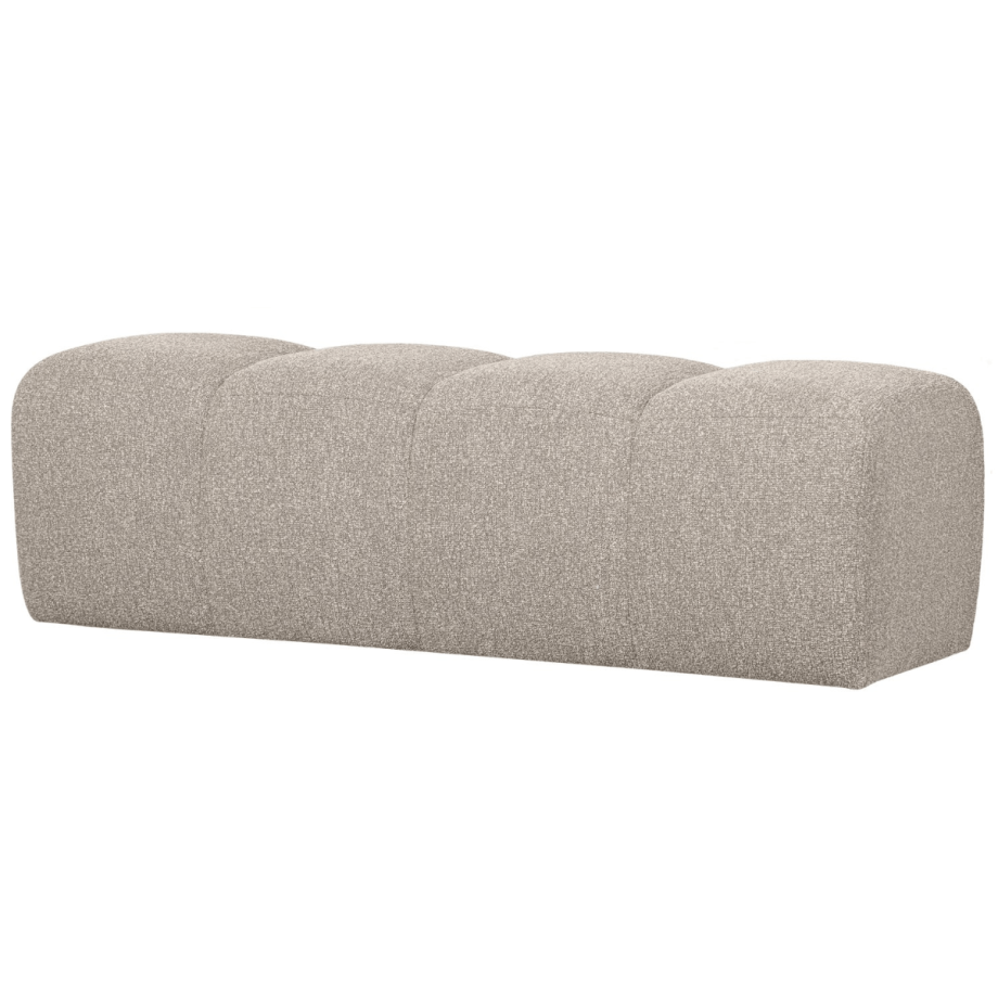 Woood Mojo eetbankje 164 cm bouclé