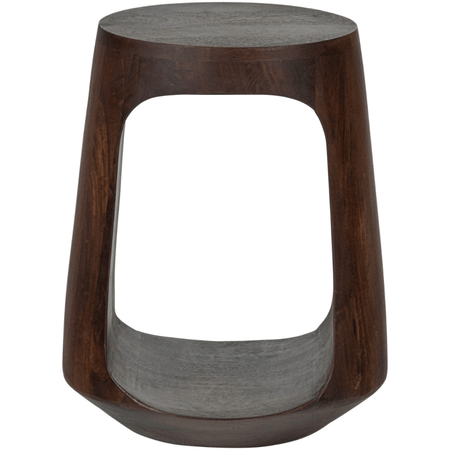 Woood Bayo bijzettafel mango hout - walnoot