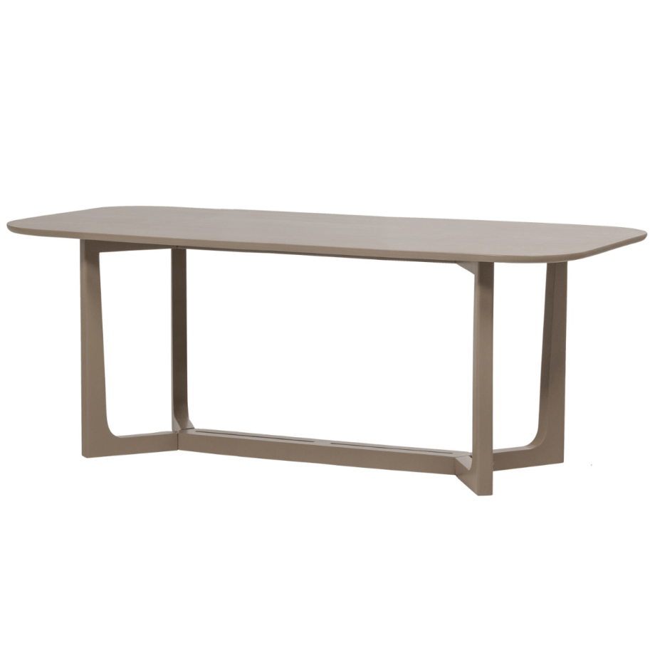 Woood Ferion eettafel 180x90 cm mangohout - mud