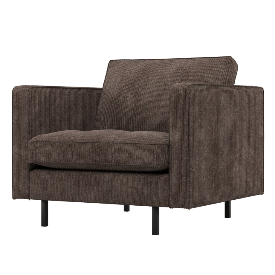 Woood Rodeo classic fauteuil ribstof
