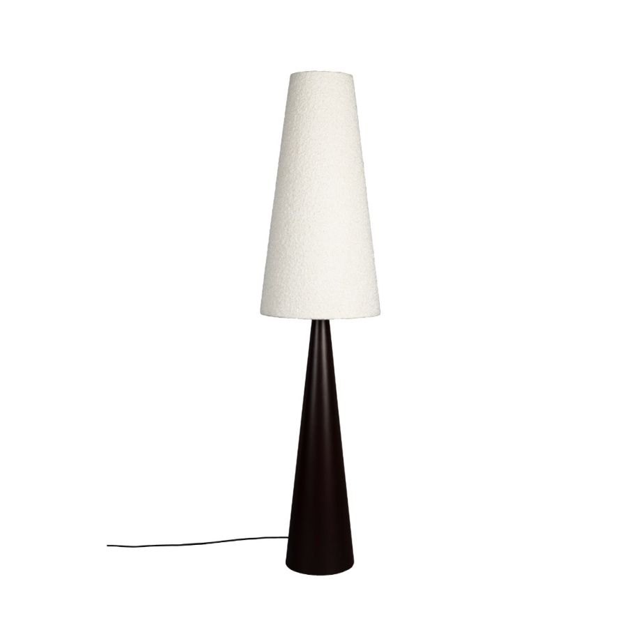 Dutchbone Miki vloerlamp bouclé