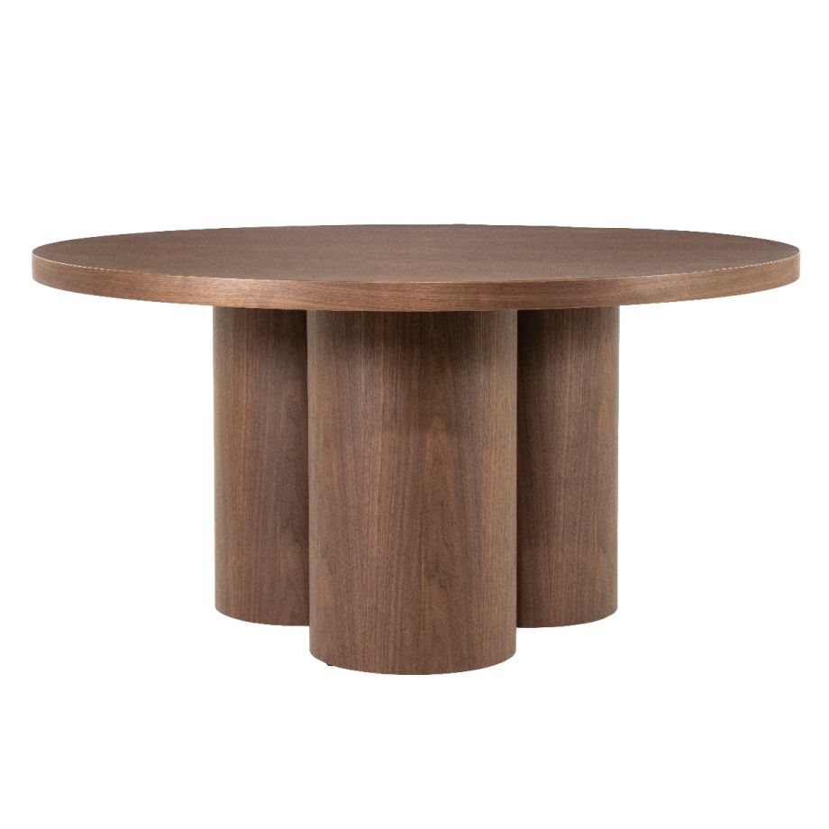 Eleonora Eettafel Nisa ø150 cm - walnoot fineer