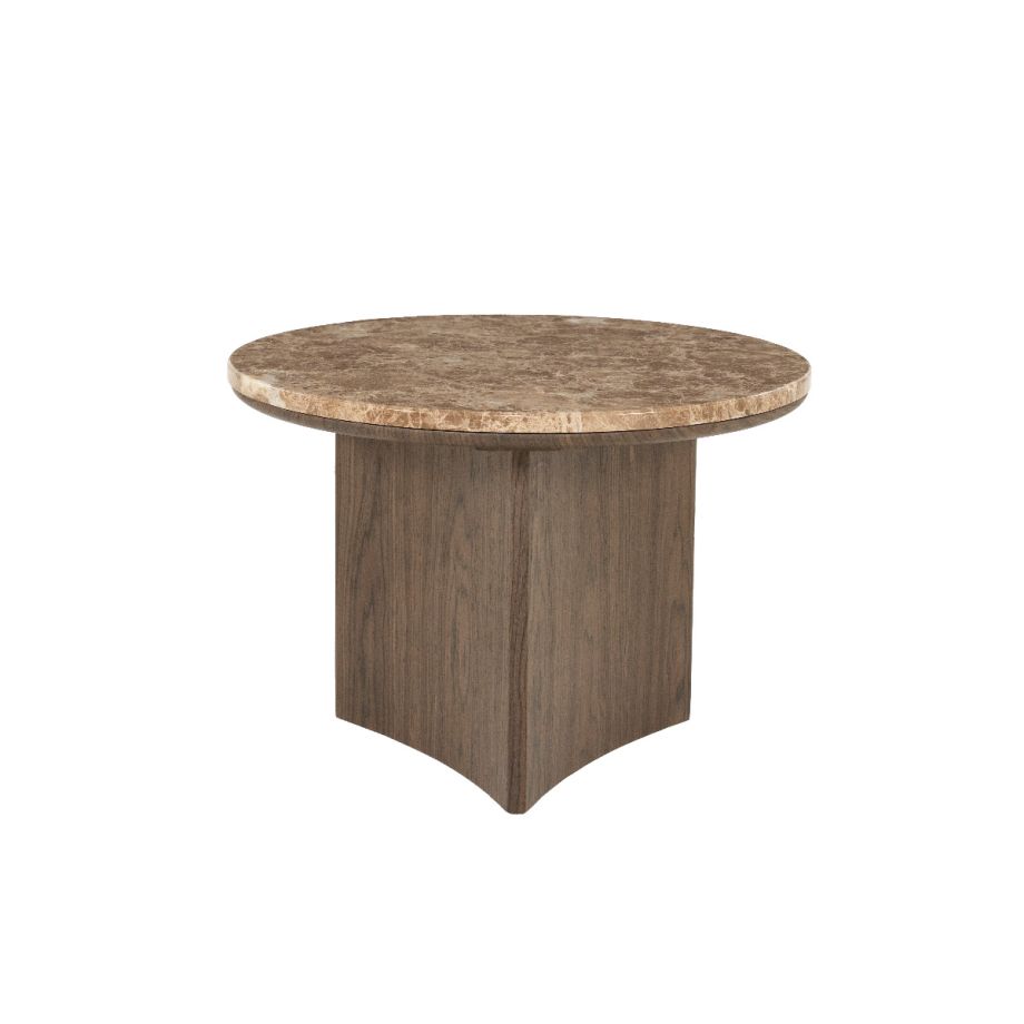 Eleonora Salontafel Okke klein - walnoot fineer/Emperador marmer
