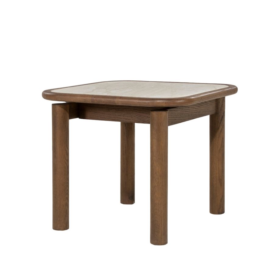 Eleonora Bijzettafel Gabi - eiken fineer/keramiek