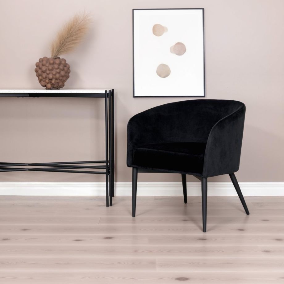 Svea Liro fauteuil - zwart