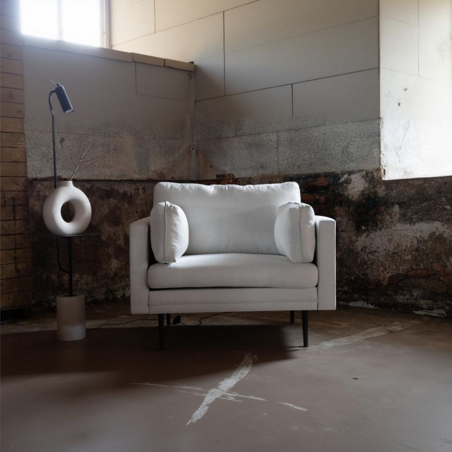 Svea Kora fauteuil - licht beige