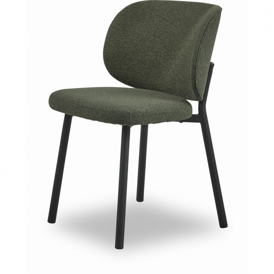 Nordic Home Milly eetkamerstoel bouclé