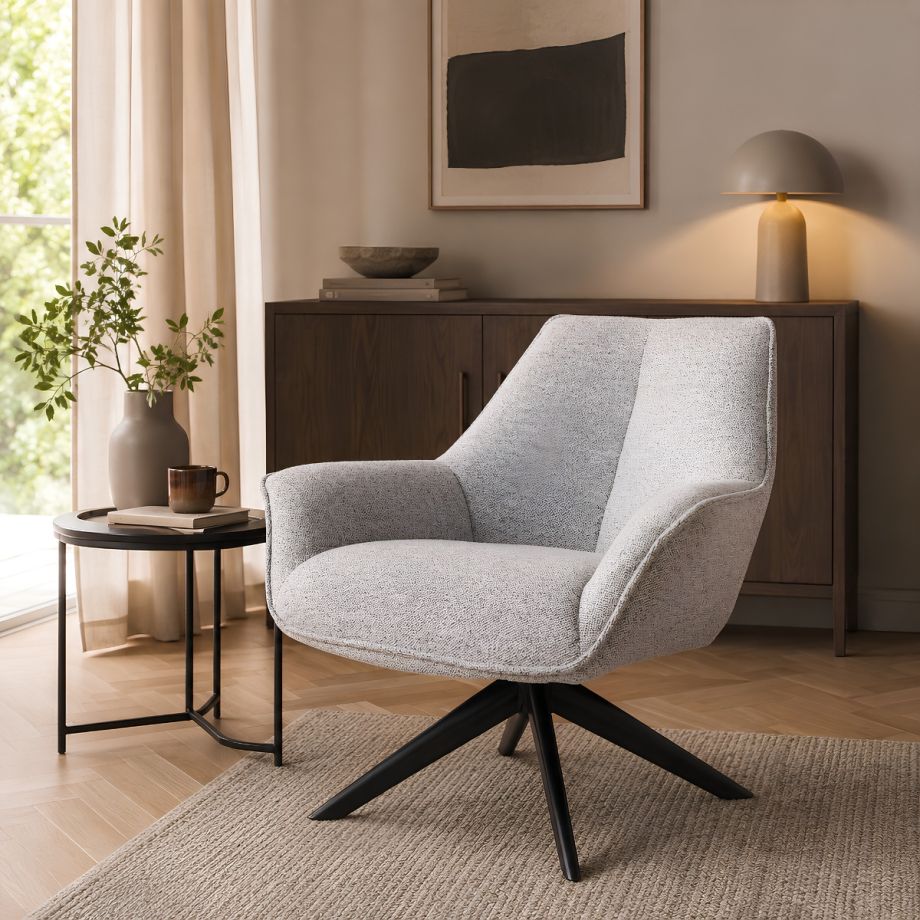 DS4U Miron draaifauteuil - grijs