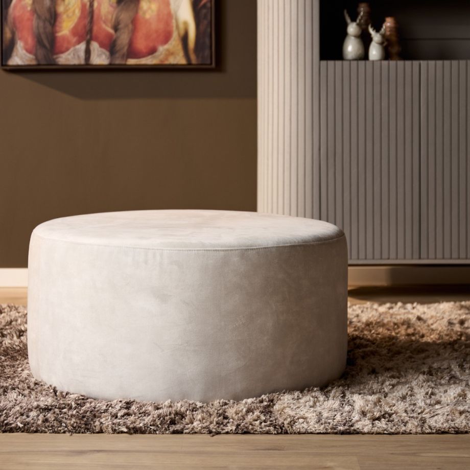 Starfurn My Sofa hocker ø80 cm adore - crème