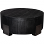 Coals salontafel acaciahout 80 cm zwart van het woonmerk Dutchbone