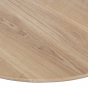 Tablo tafelblad eiken organisch 130x130 cm van het woonmerk Woood.