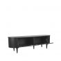 Oliva tv-meubel eiken 180x47x55 cm - zwart