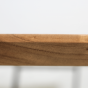 Zurich ovaal tafelblad 120x70x3.8 acaciahout naturel van het woonmerk HSM Collection