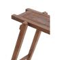 Military sidetable - hout bruin