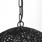 Sinula hanglamp Ø39x38 cm mat zwart van het woonmerk Light&Living