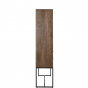 Meave kast 120x40x180 cm hout mat donkerbruin van het woonmerk Light&Living