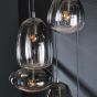 Ember hanglamp 5L getrapt glas van het woonmerk Fraaai
