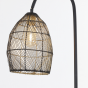Meya vloerlamp 34x30,5x172 cm zwart/goud van het woonmerk Light&Living
