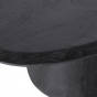 Posture salontafel hout ø70 cm zwart van het woonmerk BePureHome