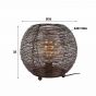 Serah tafellamp web 35 cm van het woonmerk Fraaai