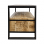 Havana tv-meubel 100x45x60 mangohout/metaal naturel/zwart van het woonmerk HSM Collection
