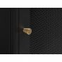 Sigurd metalen boekenkast - 1 deur - 135 cm - zwart