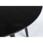 Farsund eettafel 120 cm zwart