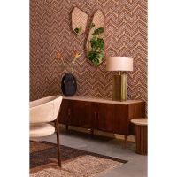 Bryn organische spiegel - bruin