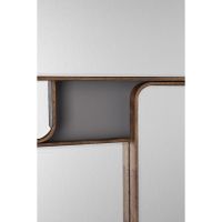 Cordelia spiegel rubberhout 70x120 cm - bruin