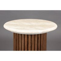 Dutchbone Arda bijzettafel ø35 cm - bruin