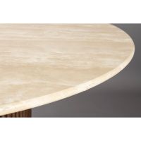 Arda eettafel ø115 cm - bruin