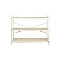 Iron wandkast laag - beige