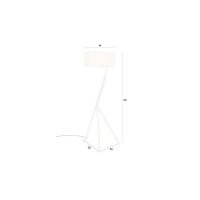 Dutchbone Murphy vloerlamp - beige