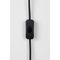 Dudley wandlamp rond L - zwart/goud