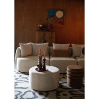 Rocca poef ø70 cm - beige