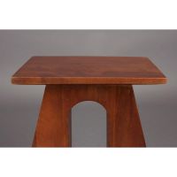 Pilaster bijzettafel - bruin