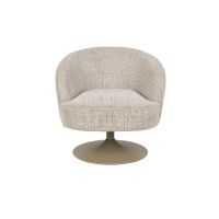 Rolland draaifauteuil - beige/bruin