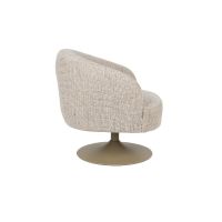 Rolland draaifauteuil - beige/bruin