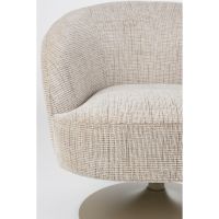 Rolland draaifauteuil - beige/bruin