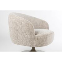 Rolland draaifauteuil - beige/bruin