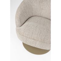 Rolland draaifauteuil - beige/bruin