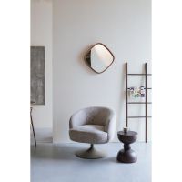 Rolland draaifauteuil - beige/bruin