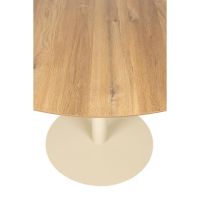 Kyle eettafel ø110 cm - naturel/beige