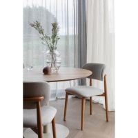 Kyle eettafel ø110 cm - naturel/beige