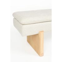 Preston bench - beige/hout