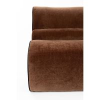 Dutchbone Donna fauteuil - donkerbruin